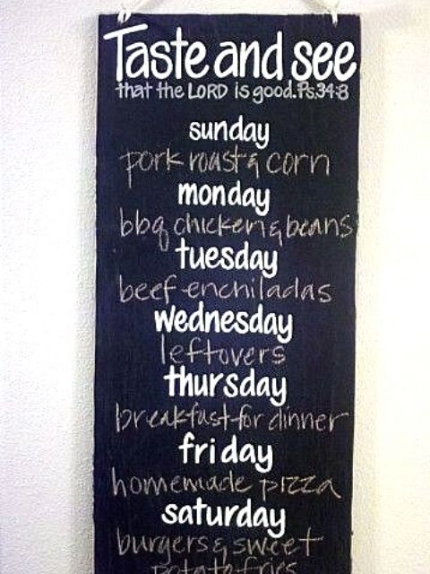 Making a Menu Plan will Save you Serious $$$