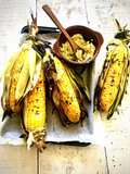 Barbecue Corn on the Cob with Herby Butter