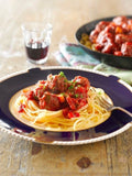 Herby Italian Meat Balls with Primavera Sauce