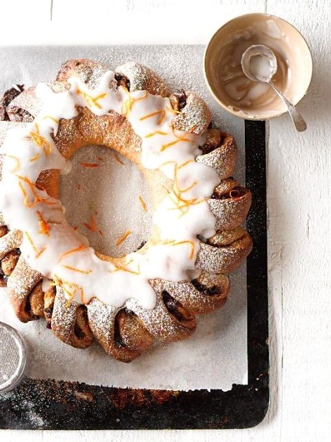 Cranberry and Orange Easter Tea Ring