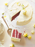 Red Velvet Cake with Cream Cheese Buttercream Frosting