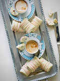 White Chocolate and Strawberry Truffle Logs